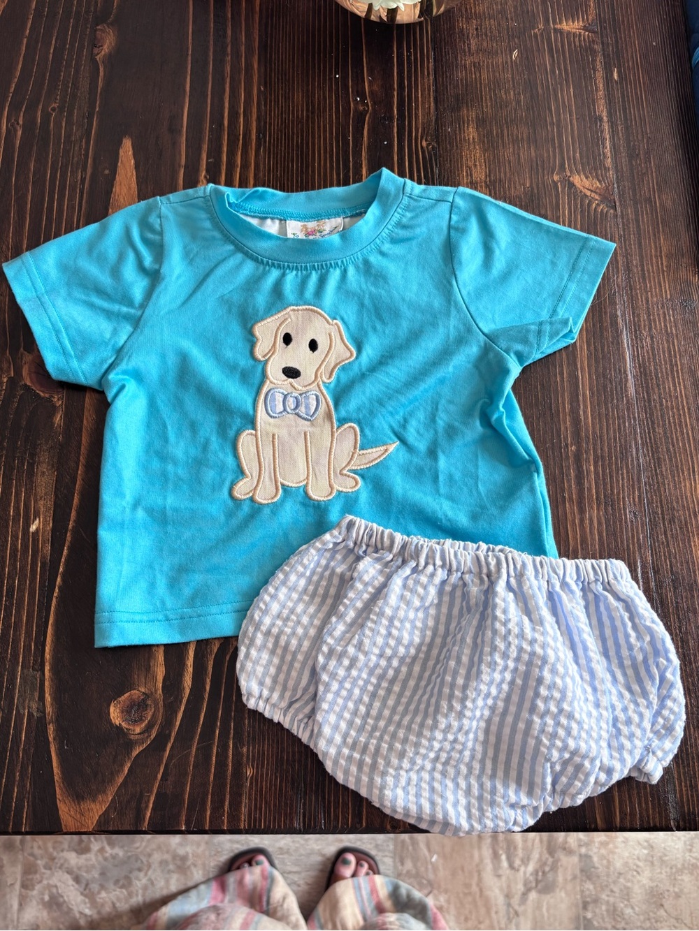 Busy Bee Smocks Puppy Set